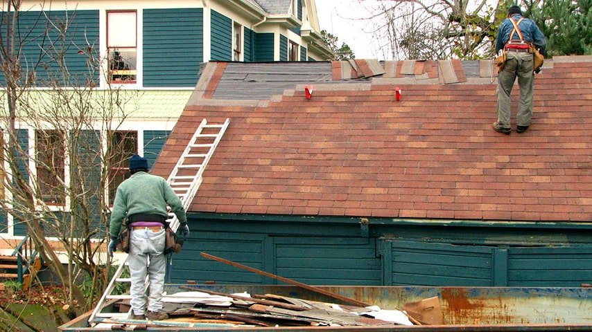 Dismantling The Old Roofs​​