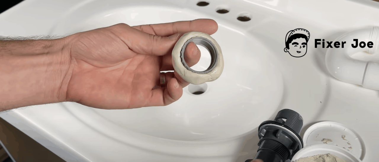 Gasket over the sink holes