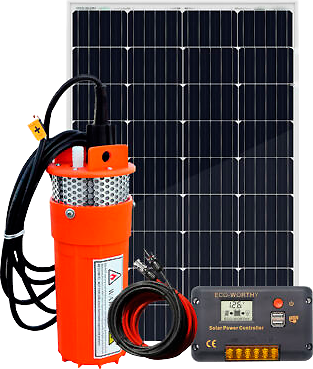 pump installation solar