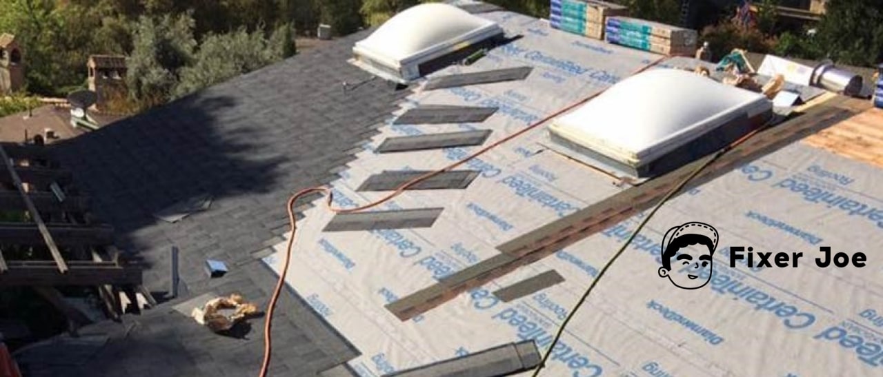 Install the roof underlayment